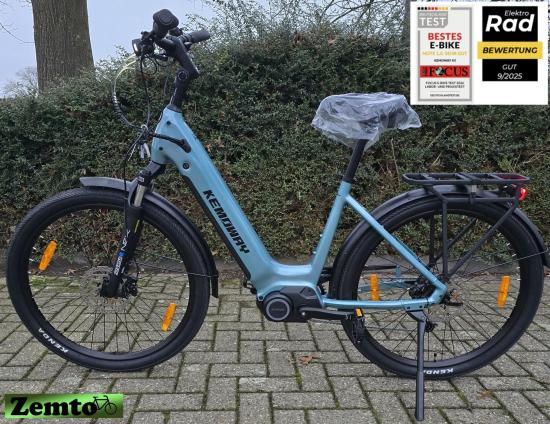 Damen E-Bike Kemoway City K5, 110NM, 720WH, blau, richtig Power und Qualität!